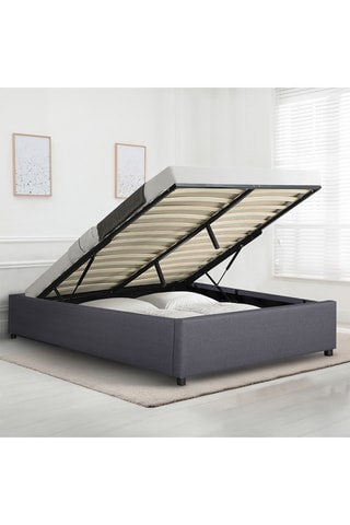 Cama com arrumação com sommier Otto - Área de deitar 140 x 190 cm