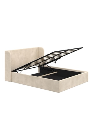 Cama com arrumação com sommier Lucia - Área de deitar 140 x 190 cm