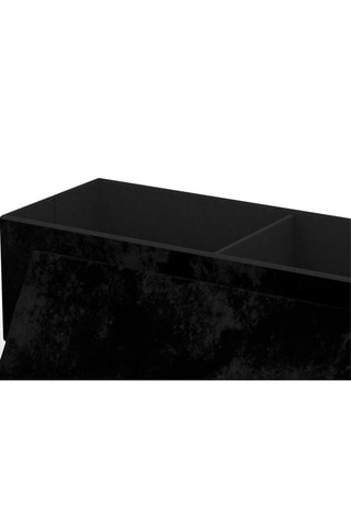 Banco-baú - Preto e dourado