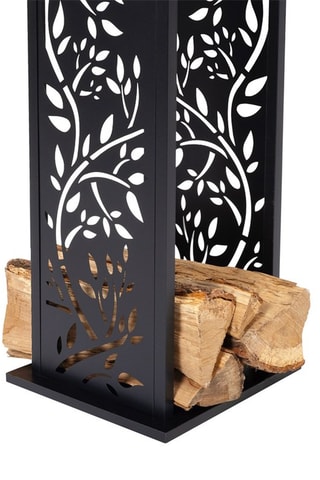 Arrumação para lenha vertical - 33 x 112 x 33 cm