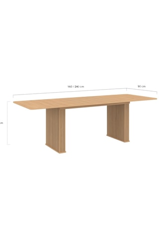 Mesa extensível Faustine - 160/240 x 90 x 75 cm