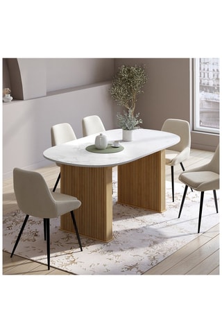 Mesa com tampo extensível Marceau - 160/200 x 90 x 75 cm