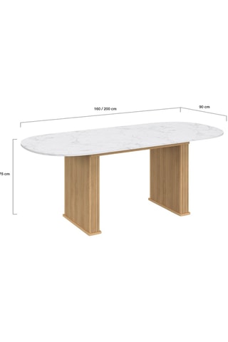 Mesa com tampo extensível Marceau - 160/200 x 90 x 75 cm