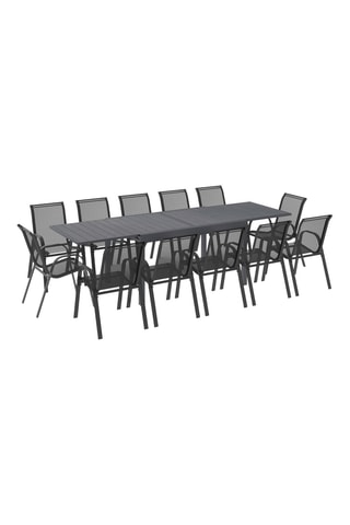 Conjunto de jardim extensível - Até 12 lugares