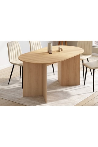 Mesa de refeição extensível Gabin - 160-200 x 75 x 90 cm