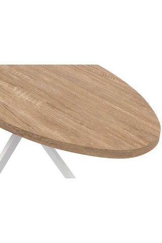 Mesa de jantar Céleste - Natural e branco