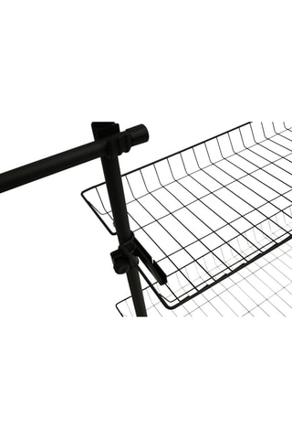 Roupeiro telescópico - Preto