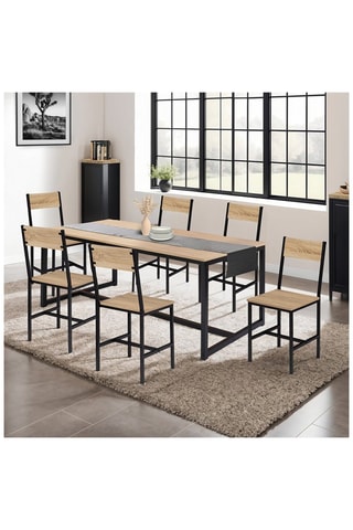6 cadeiras Memphis - 41 x 85 x 45 cm   