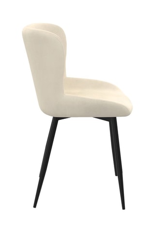 4 cadeiras Taylor - 49 x 81,5 x 56 cm - Revestimento em veludo