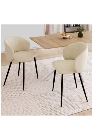 2 cadeiras Léona - 51 x 71 x 53 cm