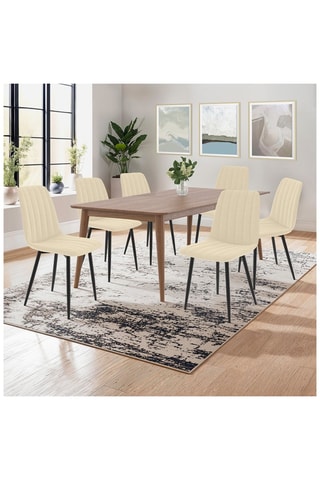 6 cadeiras Fiona - 46 x 88 x 55 cm