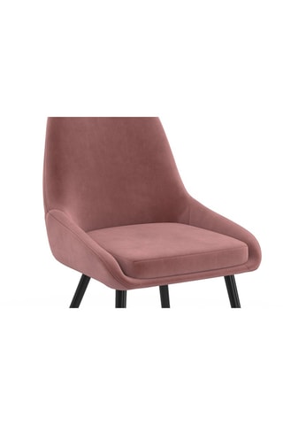 4 cadeiras - Cinzento, bege e rosa