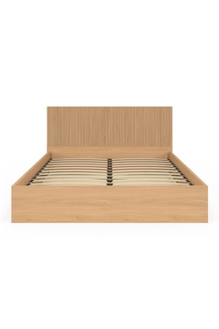 Cama com arrumação e sommier Faustine - Área de deitar 160 x 200 cm
