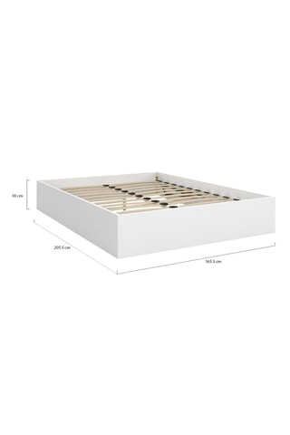 Cama com arrumação e sommier Malta - Área de deitar 160 x 200 cm