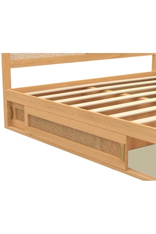 Cama com sommier Eve - Área de deitar 140 x 190 cm