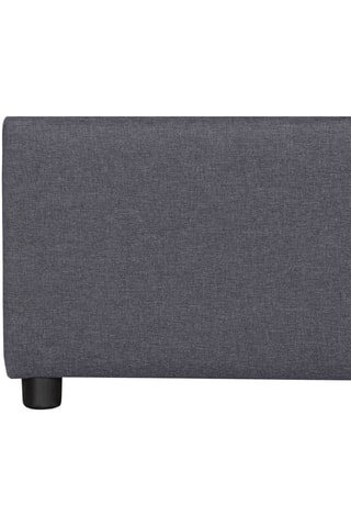 Cama com arrumação e estrado Otto Cinzento