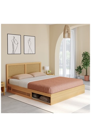 Cama com sommier Eve - Área de deitar 160 x 200 cm