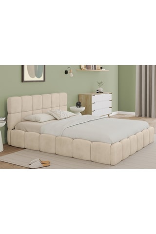 Cama com arrumação e sommier Bubble - Área de deitar 160 x 200 cm
