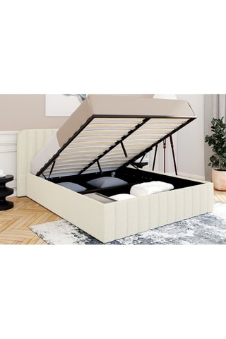Cama com arrumação e sommier Valentina - Área de deitar 160 x 200 cm