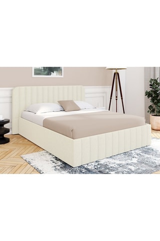 Cama com arrumação e sommier Valentina - Área de deitar 160 x 200 cm