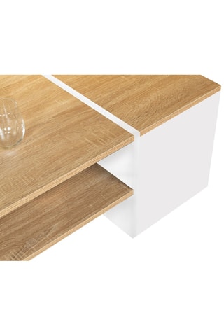 Mesa de centro com baú Zoé - Branco