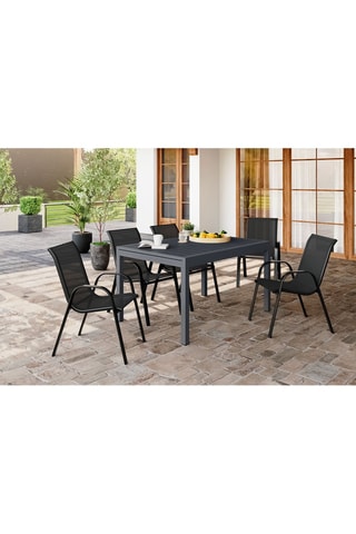 Mesa de jardim extensível - 
Antracite