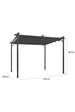 Pérgula teto retrátil Marina - 12 m²