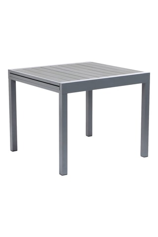 Mesa de jardim extensível - Cinzento - 90/180 x 73 x 90 cm