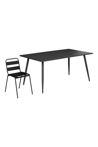 Mesa de jardim - Antracite - 180 x 90 x 77 cm