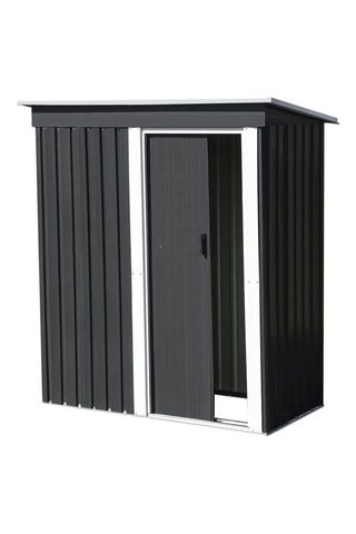Abrigo de jardim - Antracite e branco - 2,2 m³