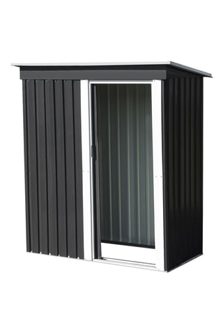 Abrigo de jardim - Antracite e branco - 2,2 m³
