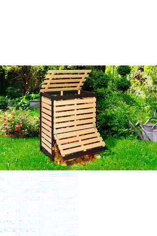Compostor de pinho - 80 x 50 x 100 cm