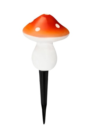 Grinalda solar cogumelos 3 LED - Branco quente