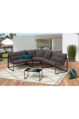 Conjunto de jardim de canto Tropéa - 6 lugares