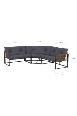 Conjunto de jardim Ozéa - 6 lugares
