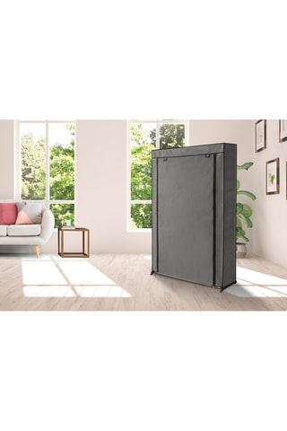 Sapateira flexível Cinzento - 91 x 24 x 140 cm