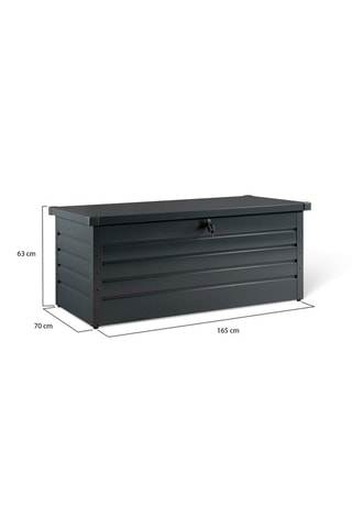 Baú de arrumação para exterior - Antracite - 600 l