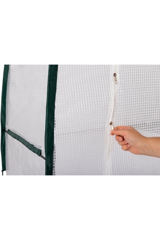 Estufa de inverno em meia-lua para terraço - 200 x 80 x 170 cm