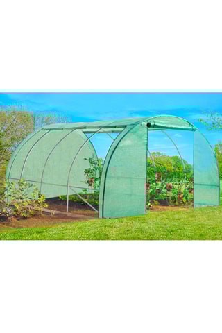 Estufa túnel de jardim - Verde - 12 m²