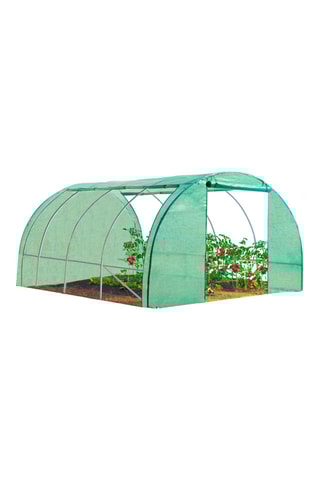 Estufa túnel de jardim - Verde - 12 m²