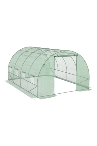 Estufa túnel de jardim - 40 x 30 x 20 m - 12 m²