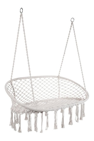 Banco suspenso macramé - 130 x 75 x  110 cm