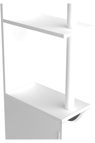 Móvel WC 2 portas - Branco