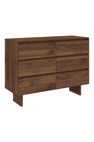 Cómoda de 6 gavetas - 108 x 80 x 40 cm