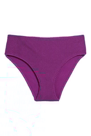 Parte de baixo de biquíni de cintura subida Cassis - Violeta