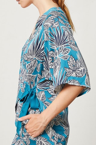 Top Barbara Azul-pato