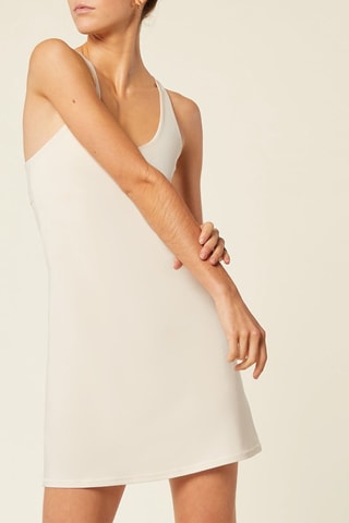 Vestido direito Stronge Cru