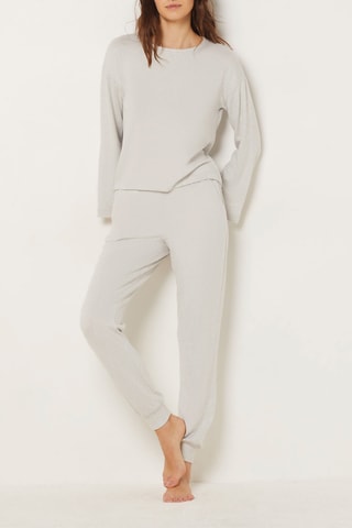Sweat de pijama Hollie - Cinzento-claro