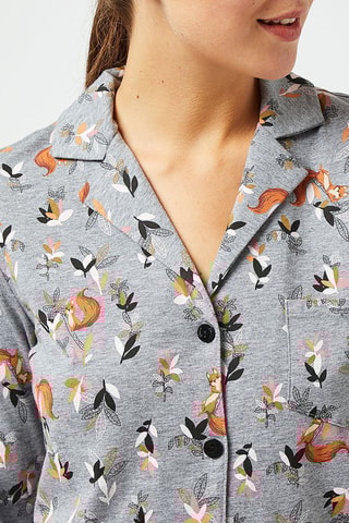 Camisa de noite Nine Antracite