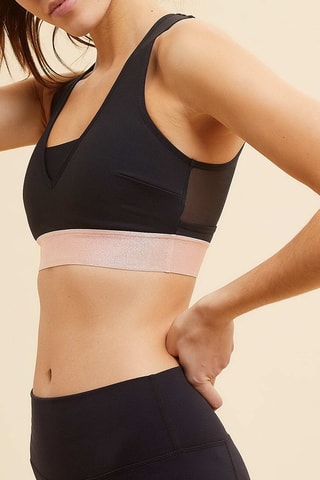 Soutien desportivo Back  Preto